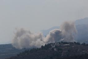 Israeli Airstrikes In Nabatieh Governorate - Lebanon