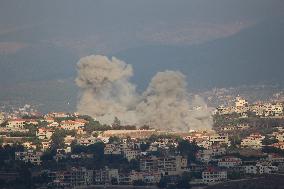 Israeli Airstrikes In Nabatieh Governorate - Lebanon