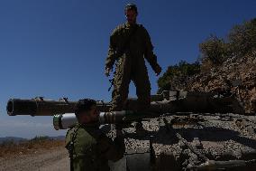 Israeli Army At Northern Israeli Border With Lebanon