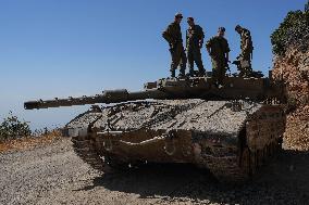 Israeli Army At Northern Israeli Border With Lebanon