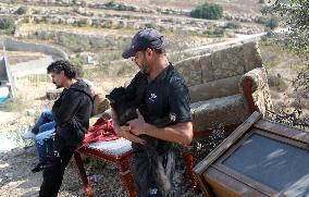 Israeli Army Demolished Palestinian's Houses In Hebron