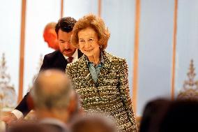 Queen Letizia At Fundación Mapfre Awards Ceremony - Madrid