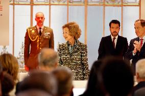 Queen Letizia At Fundación Mapfre Awards Ceremony - Madrid