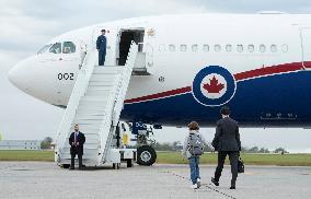 PM Trudeau Travels With His Son - Ottawa