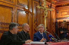 Restoration Works Of St. Peter's Baldachin And St. Peter's Chair At The Vatican