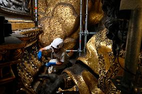 Restoration Works Of St. Peter's Baldachin And St. Peter's Chair At The Vatican