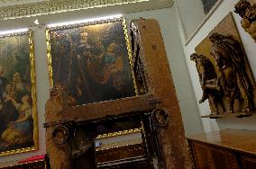 Restoration Works Of St. Peter's Baldachin And St. Peter's Chair At The Vatican