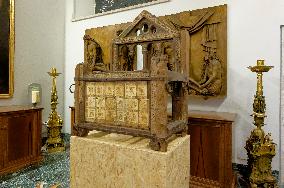 Restoration Works Of St. Peter's Baldachin And St. Peter's Chair At The Vatican