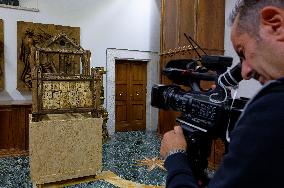 Restoration Works Of St. Peter's Baldachin And St. Peter's Chair At The Vatican