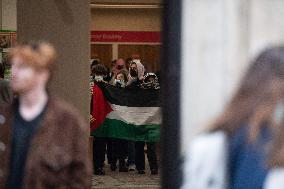 Pro-Palestian Rally At Sciences Po - Paris