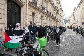 Pro-Palestian Rally At Sciences Po - Paris