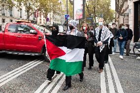 Pro-Palestian Rally At Sciences Po - Paris