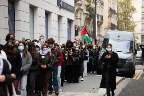 Pro-Palestian Rally At Sciences Po - Paris