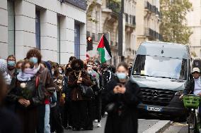 Pro-Palestian Rally At Sciences Po - Paris