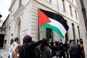 Pro-Palestian Rally At Sciences Po - Paris