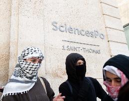 Pro-Palestian Rally At Sciences Po - Paris