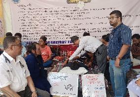 NBMCH Doctors Protest Over Kolkata RG Kar Medical College Case