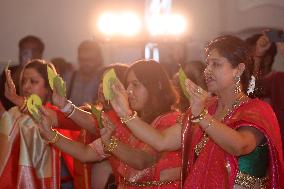 Bengali Hindus Celebrate The Durga Puja Festival In Mississauga, Canada