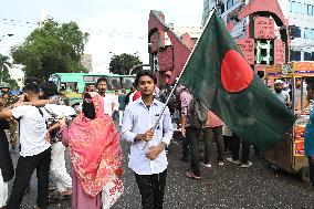 Students Protests In Dhaka.