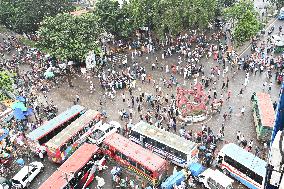 Students Protests In Dhaka.