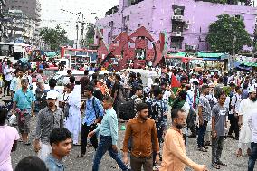 Students Protests In Dhaka.