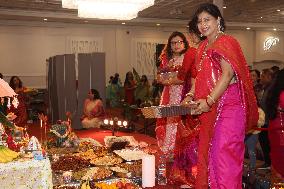 Bengali Hindus Celebrate The Durga Puja Festival In Mississauga, Canada