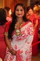 Bengali Hindus Celebrate The Durga Puja Festival In Mississauga, Canada