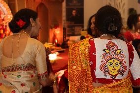 Bengali Hindus Celebrate The Durga Puja Festival In Mississauga, Canada