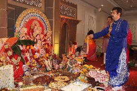 Bengali Hindus Celebrate The Durga Puja Festival In Mississauga, Canada