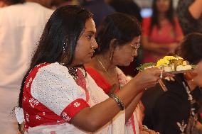 Bengali Hindus Celebrate The Durga Puja Festival In Mississauga, Canada