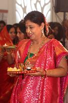 Bengali Hindus Celebrate The Durga Puja Festival In Mississauga, Canada