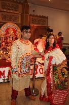 Bengali Hindus Celebrate The Durga Puja Festival In Mississauga, Canada