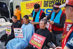 Korea Dog Meat Association Protests Against Dog Meat Ban Legislation