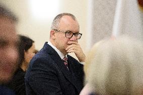 Weekly Meeting Of Poland's Prime Minister Donald Tusk With  The Ministers.