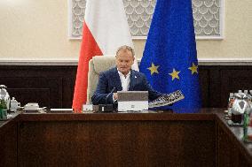 Weekly Meeting Of Poland's Prime Minister Donald Tusk With  The Ministers.