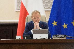 Weekly Meeting Of Poland's Prime Minister Donald Tusk With  The Ministers.