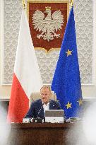 Weekly Meeting Of Poland's Prime Minister Donald Tusk With  The Ministers.