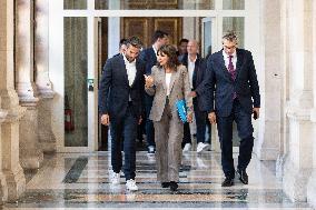 Medal Ceremony for officials involved in the organisation of the Paris 2024 Olympic Games - Paris