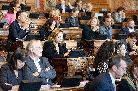 Medal Ceremony for officials involved in the organisation of the Paris 2024 Olympic Games - Paris