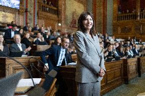 Medal Ceremony for officials involved in the organisation of the Paris 2024 Olympic Games - Paris