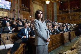 Medal Ceremony for officials involved in the organisation of the Paris 2024 Olympic Games - Paris