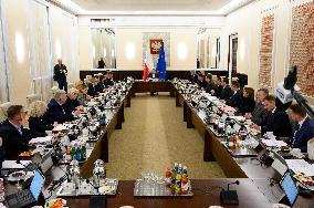 Weekly Meeting Of Poland's Prime Minister Donald Tusk With  The Ministers.