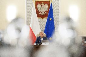 Weekly Meeting Of Poland's Prime Minister Donald Tusk With  The Ministers.