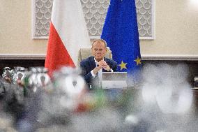 Weekly Meeting Of Poland's Prime Minister Donald Tusk With  The Ministers.