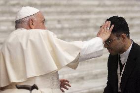 Pope Francis At The Synod of Bishops - Vatican