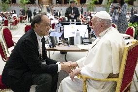 Pope Francis At The Synod of Bishops - Vatican