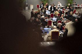 Pope Francis At The Synod of Bishops - Vatican