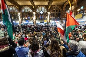 Pro Palestine Protest For 1 Year Of War In Amsterdam