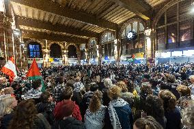 Pro Palestine Protest For 1 Year Of War In Amsterdam