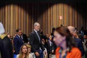 King Felipe Inaugurates UN International Conference on Victims of Terrorism